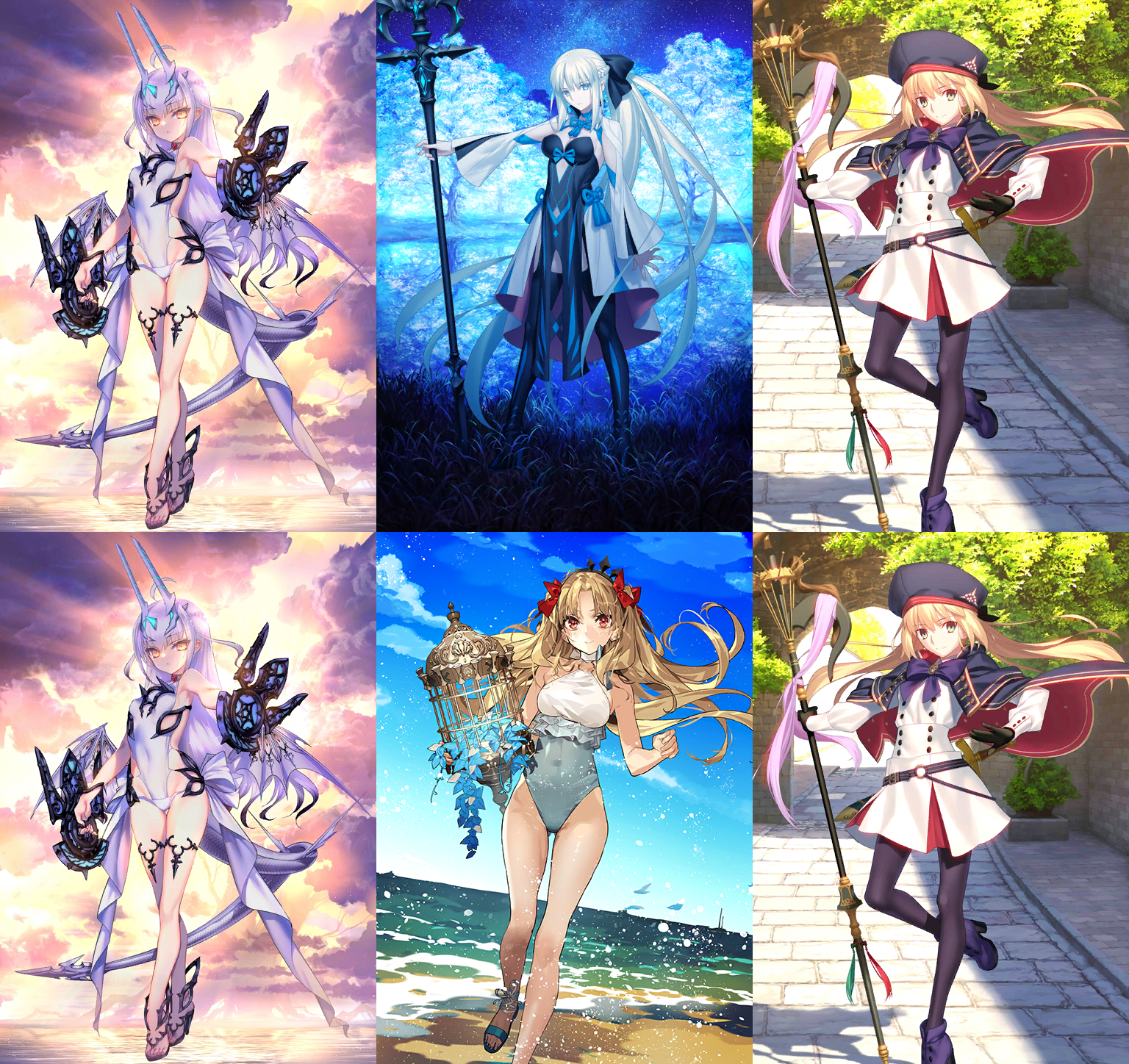 [NA][INSTANT] FGO Melusine (ruler) + Morgan + Altria Caster + 3000SQ + tickets Fate Grand Order starter account (see options)-Mobile Games Starter