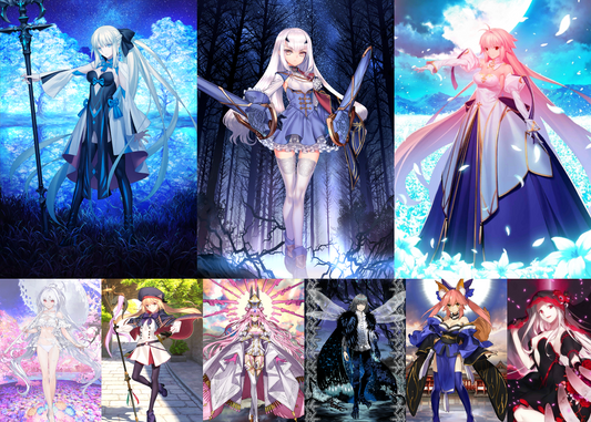 [NA][INSTANT] FGO Morgan Arcueid Lancelot Melusine + Lady Avalon Altria Caster Koyanskaya Oberon + 2000SQ BG Fate Grand Order endgame account-Mobile Games Starter