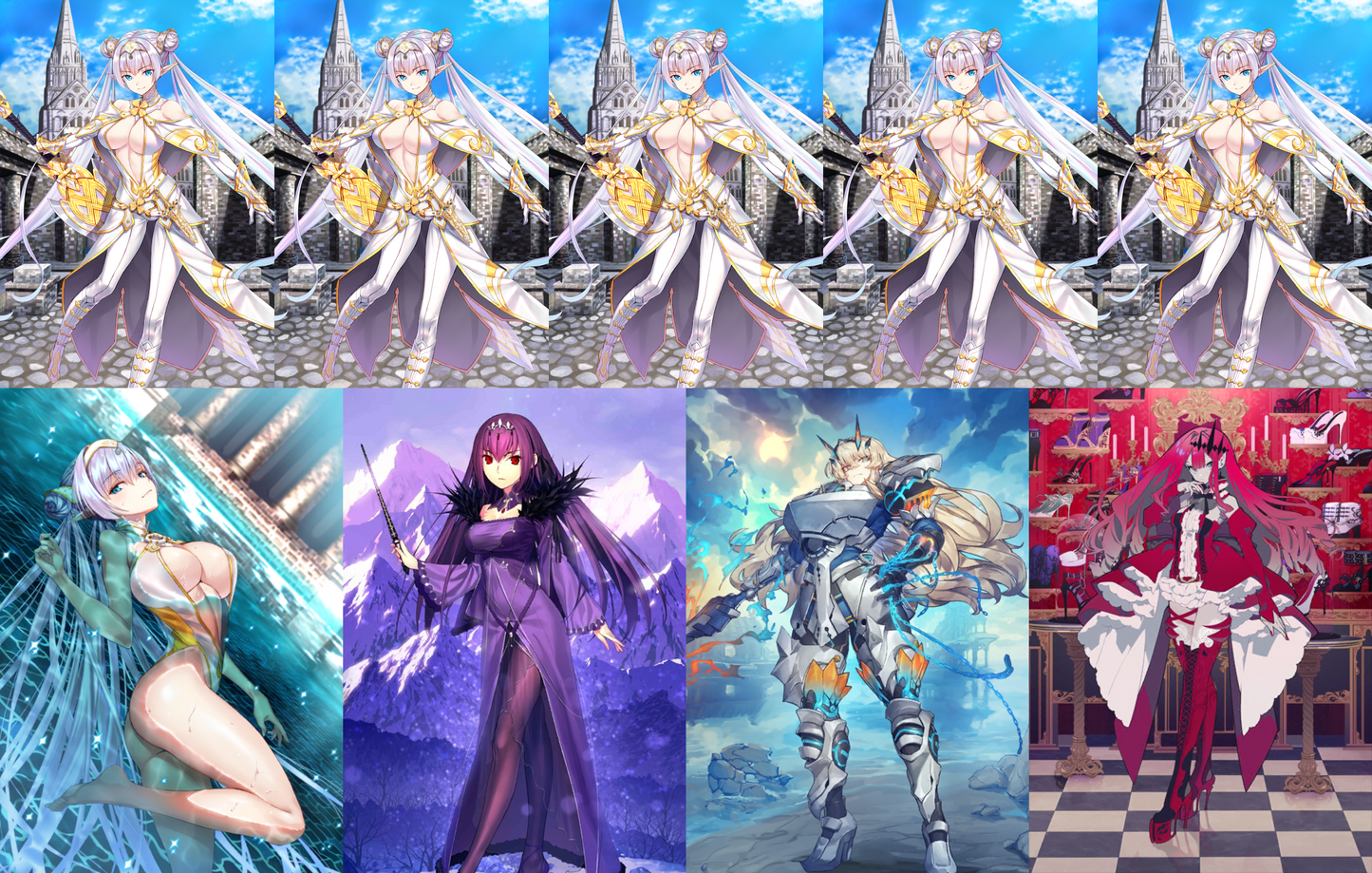 [NA][INSTANT] FGO NP5~8 Britomart + Skadi + 0~3000SQ Fate Grand Order endgame LB6 account (see options)-Mobile Games Starter
