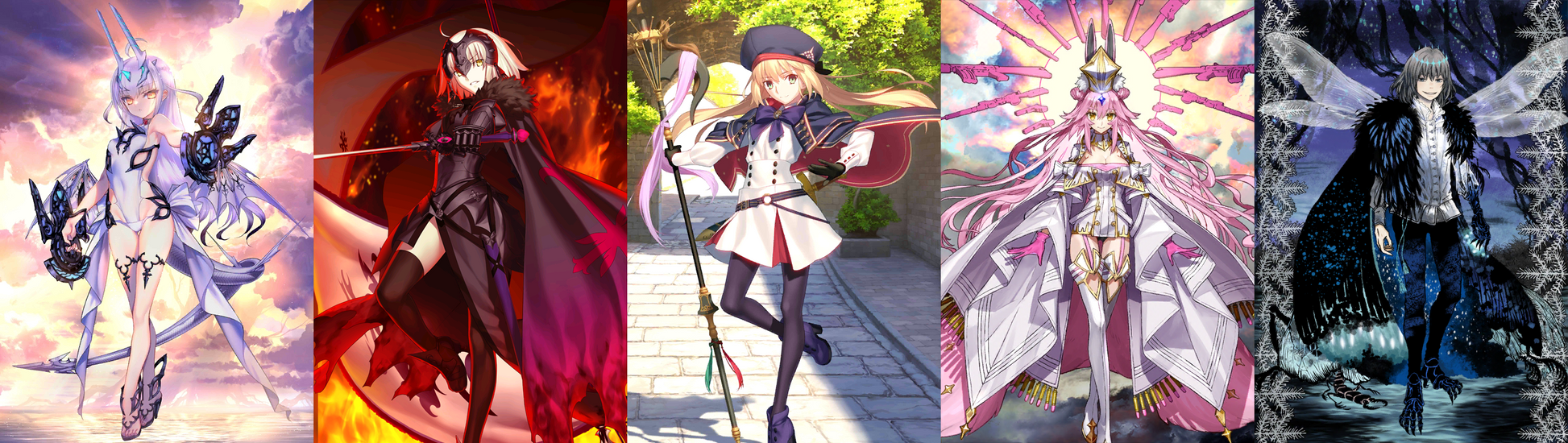 [NA][INSTANT] FGO NP2 Melusine + Koyanskaya Altria Caster Oberon Jeanne alter + 2700-3000SQ Fate Grand Order starter account-Mobile Games Starter