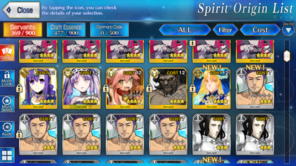 [NA][INSTANT] FGO NP4 Morgan 5Gawain 4Tristan + 1-2x5* Fate Grand Order starter account-Mobile Games Starter