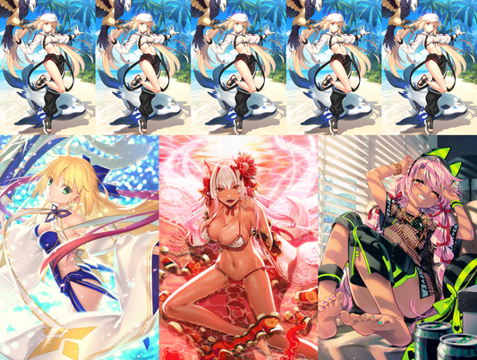 [NA][INSTANT] FGO NP5 Altria Caster berserker + 5Suzuka 5Chloe Fate Grand Order starter account-Mobile Games Starter