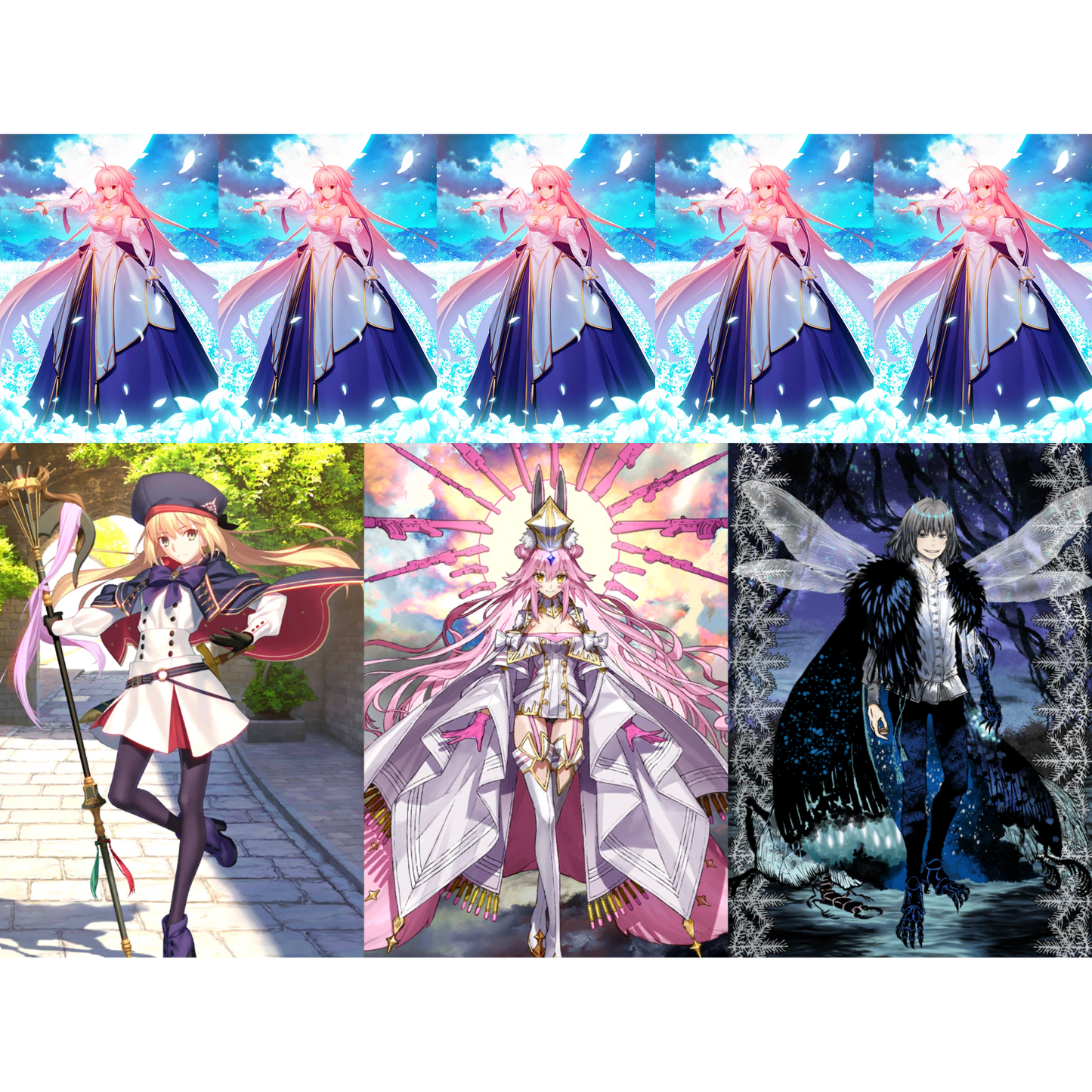 [NA][INSTANT] FGO NP5 Archetype: Earth Arcueid + Castoria Koyanskaya Oberon + 1000-1500SQ Fate Grand Order NP5 endgame account LB6 (see options)-Mobile Games Starter