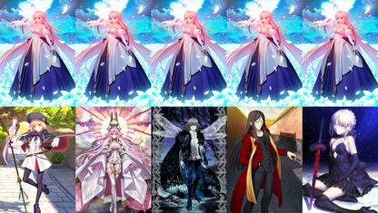 [NA][INSTANT] FGO NP5 Arcueid + Altria Caster Koyanskaya Oberon + 1000-2000SQ Fate Grand Order Archetype: Earth NP5 endgame LB6 account (see options)-Mobile Games Starter