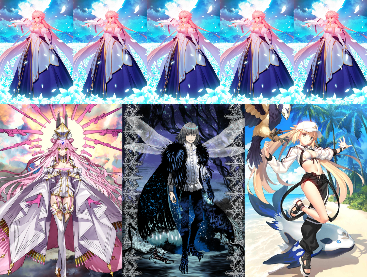 [NA][INSTANT] FGO NP5 Arcueid + Koyanskaya Oberon + 0~2000SQ Fate Grand Order Archetype: Earth endgame LB6 account (see options)-Mobile Games Starter