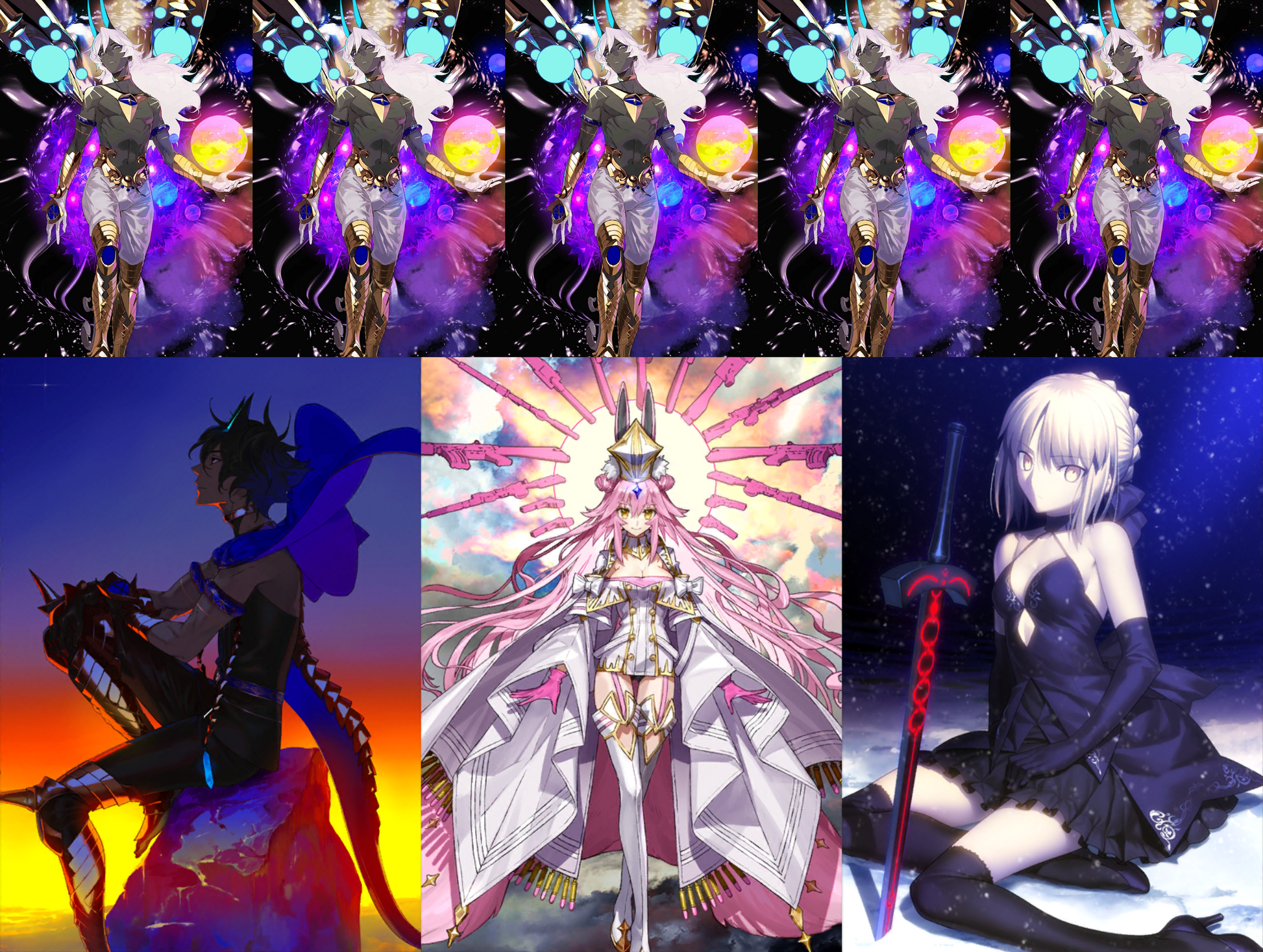 [NA][INSTANT] FGO NP5 Arjuna alter + 2000SQ Fate Grand Order endgame LB6 account (see options)-Mobile Games Starter