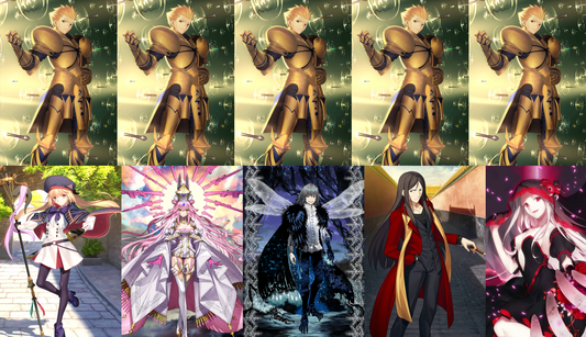 [NA][INSTANT] FGO NP5 Gilgamesh + Altria Caster Koyanskaya Oberon + 1300-1500SQ + BG Fate Grand Order endgame LB6 account-Mobile Games Starter