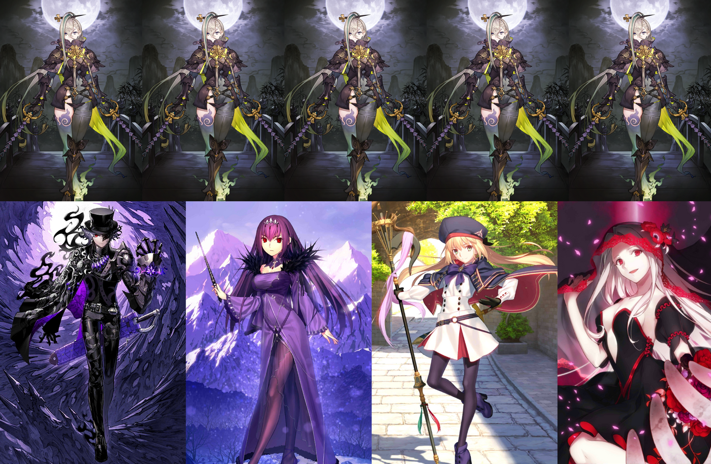 [NA][INSTANT] FGO NP5 Huyan Zhuo + Monte Cristo Skadi Altria Caster BG + 1000SQ Fate Grand Order endgame account-Mobile Games Starter