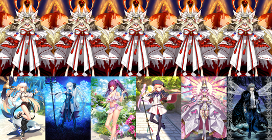 [NA][INSTANT] FGO NP5 Koyan Dark + NP2 Morgan Altria Caster Berserker + Altria Caster Koyanskaya Oberon Skadi ruler Fate Grand Order endgame account-Mobile Games Starter
