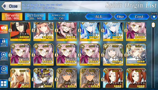 [NA] [INSTANT] FGO NP5 Dark + NP2 Morgan + Altria Caster Koyanskaya Oberon + 400-600SQ Fate Grand Order endgame account LB6-Mobile Games Starter