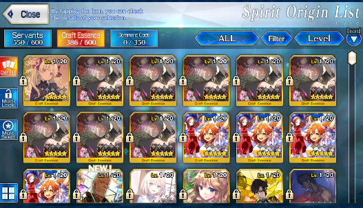 [NA] [INSTANT] FGO NP5 Dark + NP2 Morgan + Altria Caster Koyanskaya Oberon + 400-600SQ Fate Grand Order endgame account LB6-Mobile Games Starter