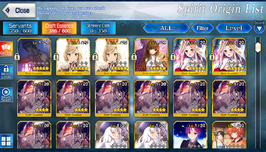 [NA] [INSTANT] FGO NP5 Dark + NP2 Morgan + Altria Caster Koyanskaya Oberon + 400-600SQ Fate Grand Order endgame account LB6-Mobile Games Starter