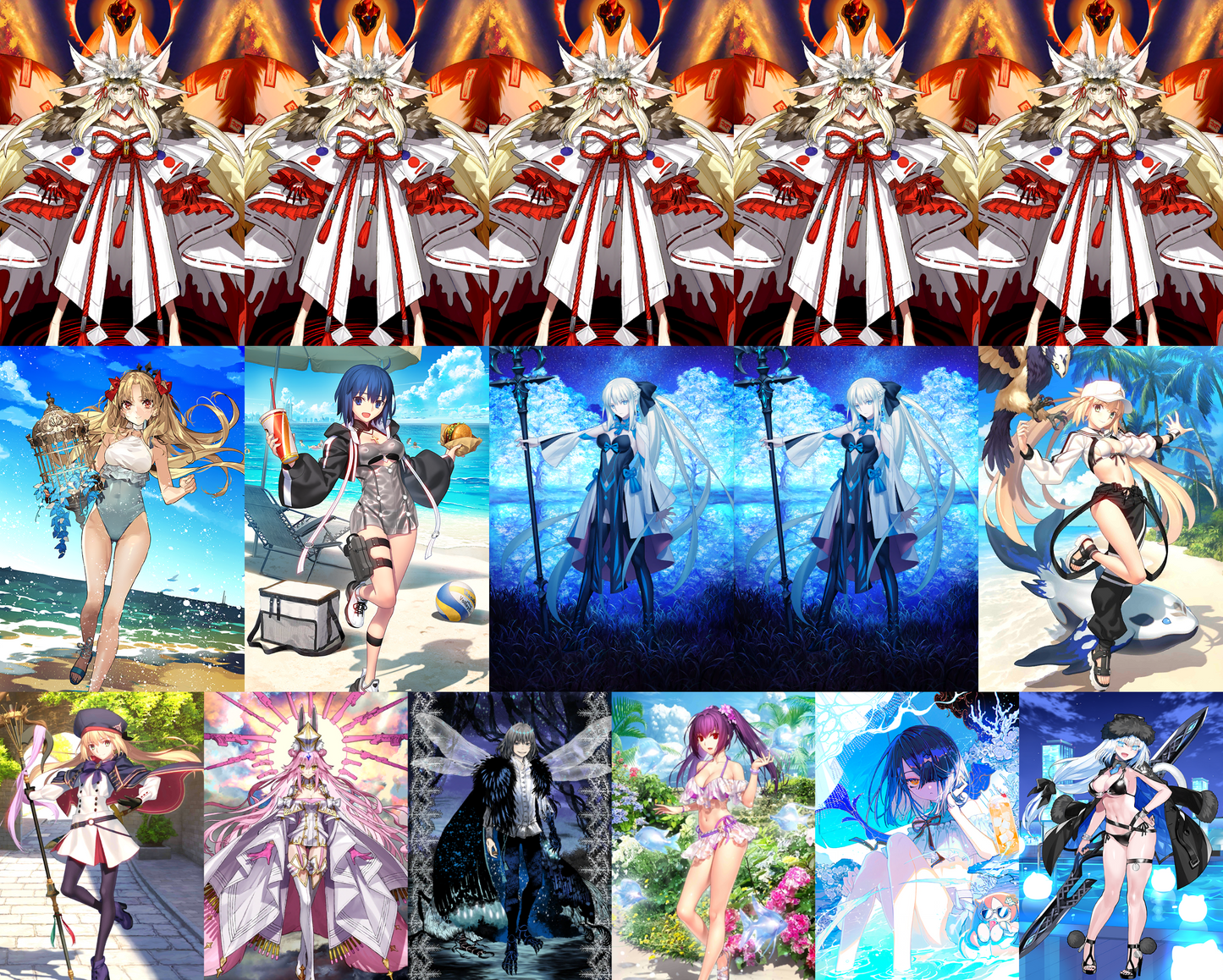 [NA][INSTANT] FGO NP5 Koyan Dark + NP2 Morgan Space Ereshkigal Ciel + Altria Caster Berserker + Altria Caster Koyanskaya Oberon Skadi ruler Fate Grand Order endgame account-Mobile Games Starter