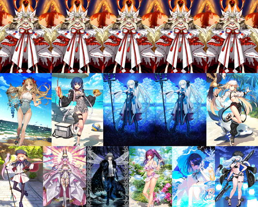 [NA][INSTANT] FGO NP5 Koyan Dark + NP2 Morgan Space Ereshkigal Ciel + Altria Caster Berserker + Altria Caster Koyanskaya Oberon Skadi ruler Fate Grand Order endgame account-Mobile Games Starter