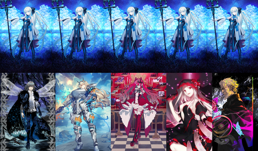 [NA][INSTANT] FGO NP5 Morgan + Oberon BG Kscope Fate Grand Order starter account-Mobile Games Starter