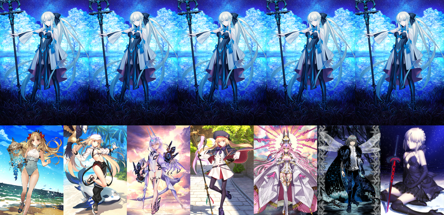 [NA][INSTANT] FGO NP5 Morgan + Space Ereshkigal Altria Caster Berserker Melusine ruler NP2 + Koyanskaya Altria Caster Oberon Fate Grand Order endgame account-Mobile Games Starter