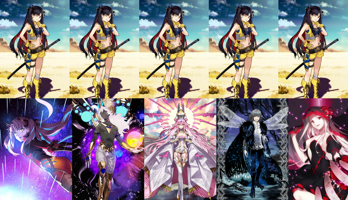 [NA][INSTANT] FGO NP7 Space Ishtar Koyanskaya Oberon Arjuna alter + 300-500SQ Fate Grand Order endgame LB6 account (see options)-Mobile Games Starter