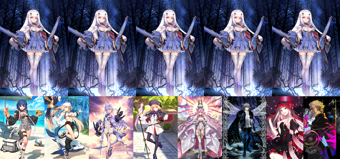 [NA][INSTANT] FGO NP5 Tam Lin Lancelot + Ciel Melusine ruler Altria Caster Berserker+ Altria Caster Koyanskaya Oberon + 600SQ + BG Fate Grand Order endgame account-Mobile Games Starter