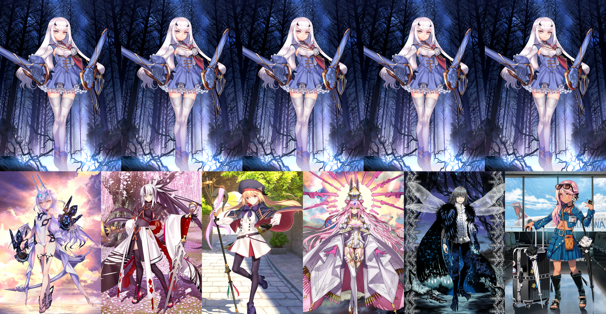 [NA][INSTANT] FGO NP5 Tam Lin Lancelot + Melusine ruler Kenshin + Altria Caster Koyanskaya Oberon + 5~6x5* + Chloe Fate Grand Order endgame account-Mobile Games Starter