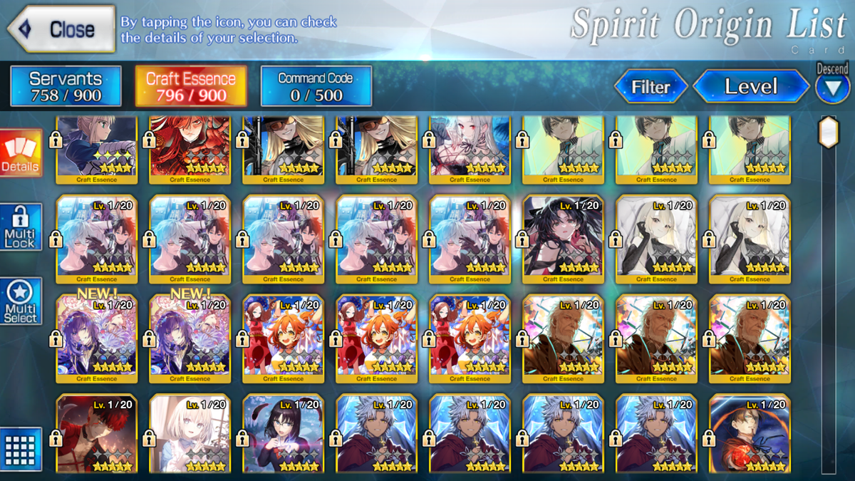 [NA][INSTANT] FGO NP5 Tam Lin Lancelot + Melusine ruler / Space Ereshkigal Aesc + Altria Caster Koyanskaya Chloe Fate Grand Order endgame account (see options)-Mobile Games Starter