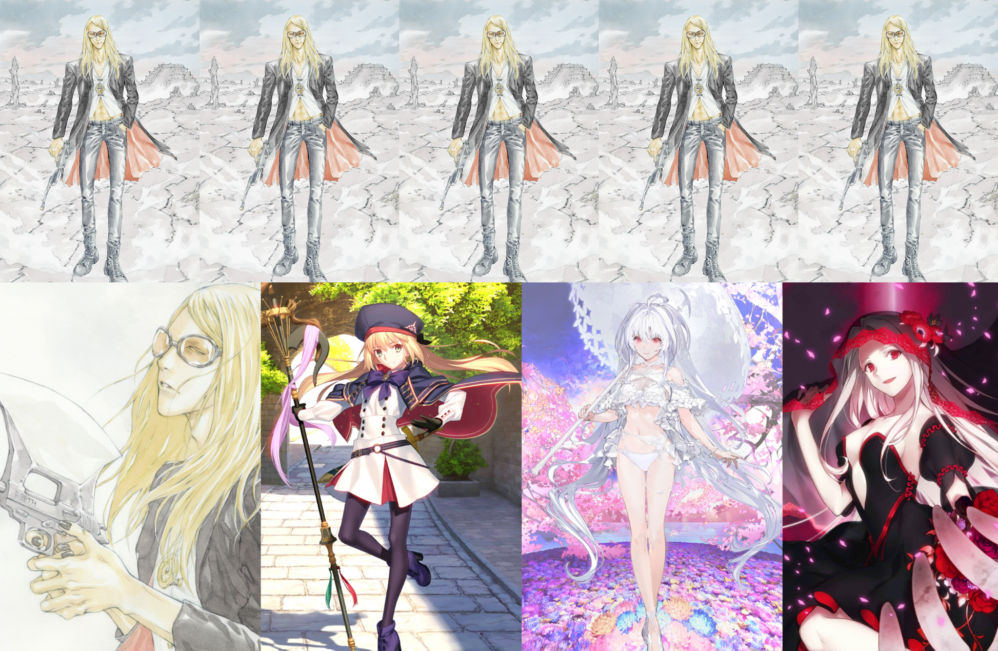 [NA][INSTANT] FGO NP5 Tezcatlipoca + Altria Caster Black Grail + 0-1000SQ Fate Grand Order endgame LB6 account (see options)-Mobile Games Starter