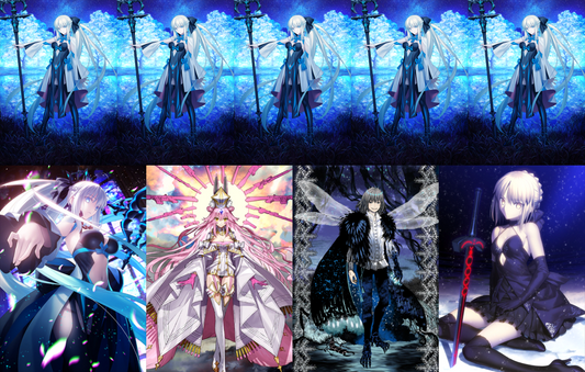 [NA][INSTANT] FGO NP7 Morgan + Koyanskaya Vitch Oberon + 0~1000SQ Fate Grand Order NP5 endgame LB6 account (see options)-Mobile Games Starter