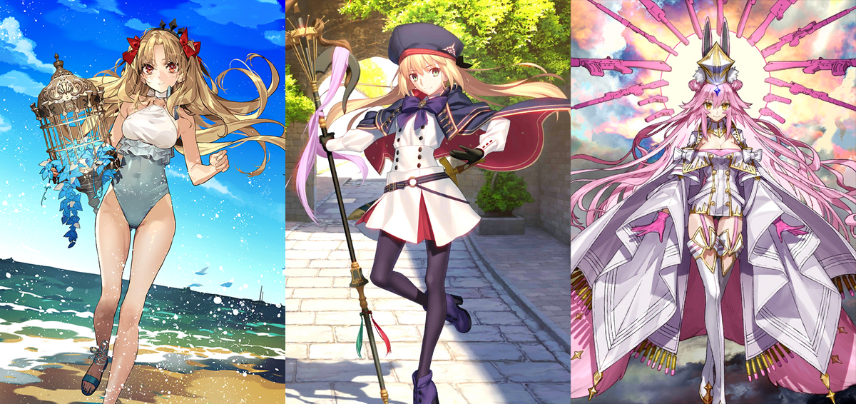 [NA][INSTANT] FGO Space Ereshkigal + Altria Caster + 3800-4000SQ + 300 tickets Fate Grand Order starter account (see options)-Mobile Games Starter