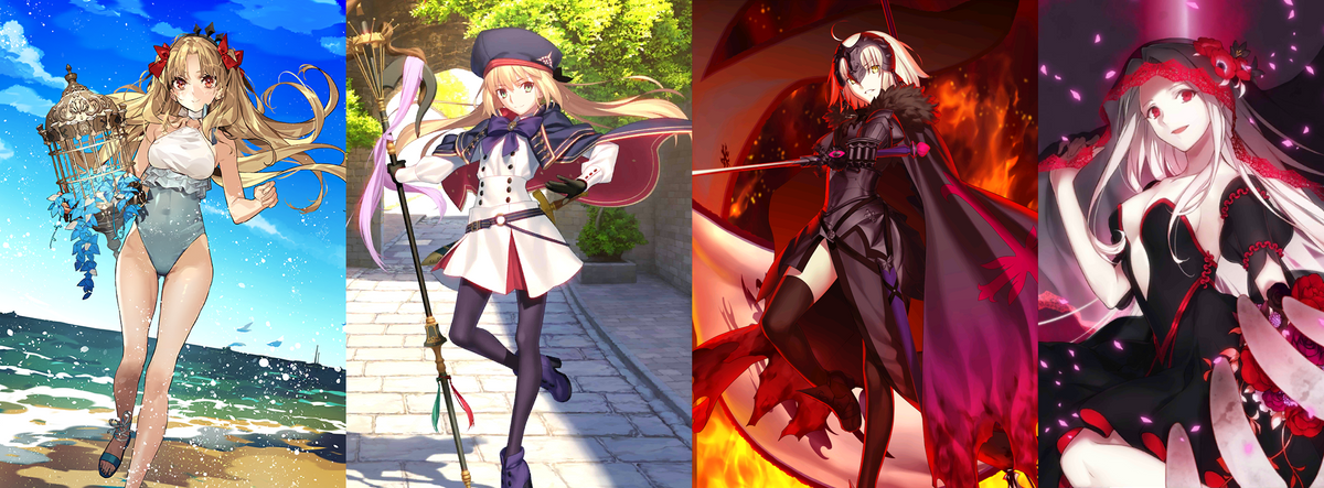 [NA][INSTANT] FGO Space Ereshkigal + Altria Caster + 3800-4000SQ + 300 tickets Fate Grand Order starter account (see options)-Mobile Games Starter