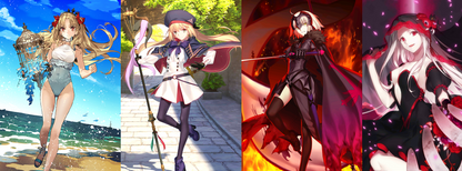 [NA][INSTANT] FGO Space Ereshkigal + Altria Caster + 3800-4000SQ + 300 tickets Fate Grand Order starter account (see options)-Mobile Games Starter