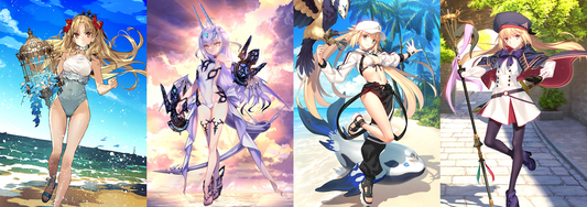 [NA][INSTANT] FGO Space Ereshkigal + Melusine (ruler) + Berserker + Altria Caster + 3000SQ + tickets Fate Grand Order starter account (see options)-Mobile Games Starter