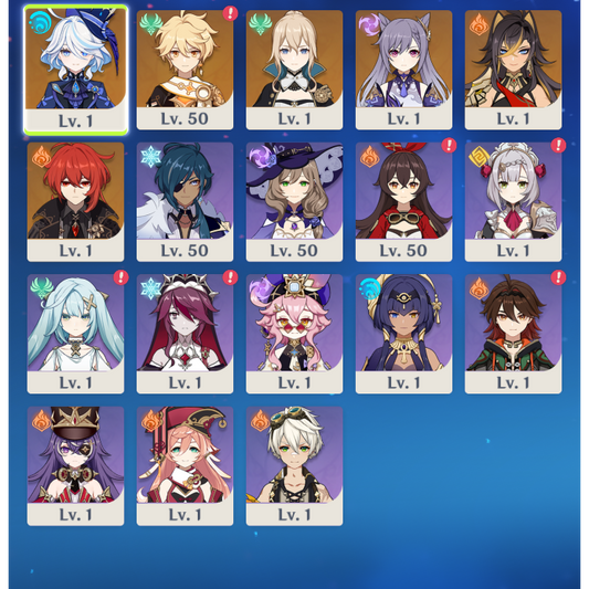 [NA][INSTANT] Genshin Impact C4 Furina + 17 intertwined Fate AR52 AMERICA Starter Account-Mobile Games Starter