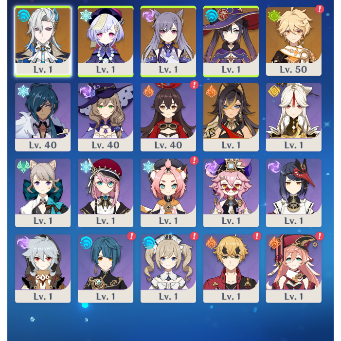 [NA][INSTANT] Genshin Impact C4 Neuvillette + Qiqi Keqing Mona AR50 AMERICA Starter Account-Mobile Games Starter