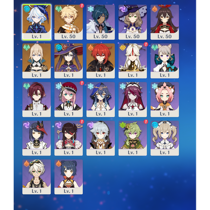 [NA] Genshin Impact C5 Furina Diluc+Wolf Mona Jean AR48 AMERICA Starter Account-Mobile Games Starter