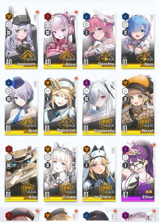 [NA][INSTANT] GODDESS OF VICTORY NIKKE 11SSR+Pity Rem+skin+Dorothy+Crown+Cinderella+Alice+ starter account Re:Zero-Mobile Games Starter