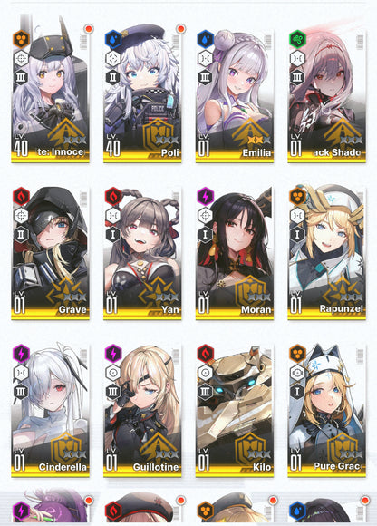 [NA][INSTANT] GODDESS OF VICTORY NIKKE 12SSR+Pity 3 Emilia+skin+Scarlet: Black Shadow+Cinderella+Grave+Moran+Rapunzel+Yan starter account Re:Zero-Mobile Games Starter