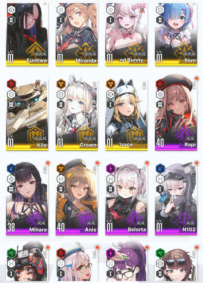 [NA][INSTANT] GODDESS OF VICTORY NIKKE 15SSR Emilia+Rem+skin+Ram+Crown+Cinderella+Grave+Snow White+Bunny Alice++ starter account Re:Zero-Mobile Games Starter