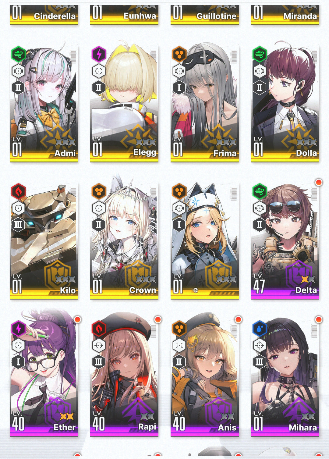 [NA][INSTANT] GODDESS OF VICTORY NIKKE 15SSR+Pity 3 Emilia+skin+Cinderella+Harran+Crown+Elegg+Frima++ starter account Re:Zero-Mobile Games Starter