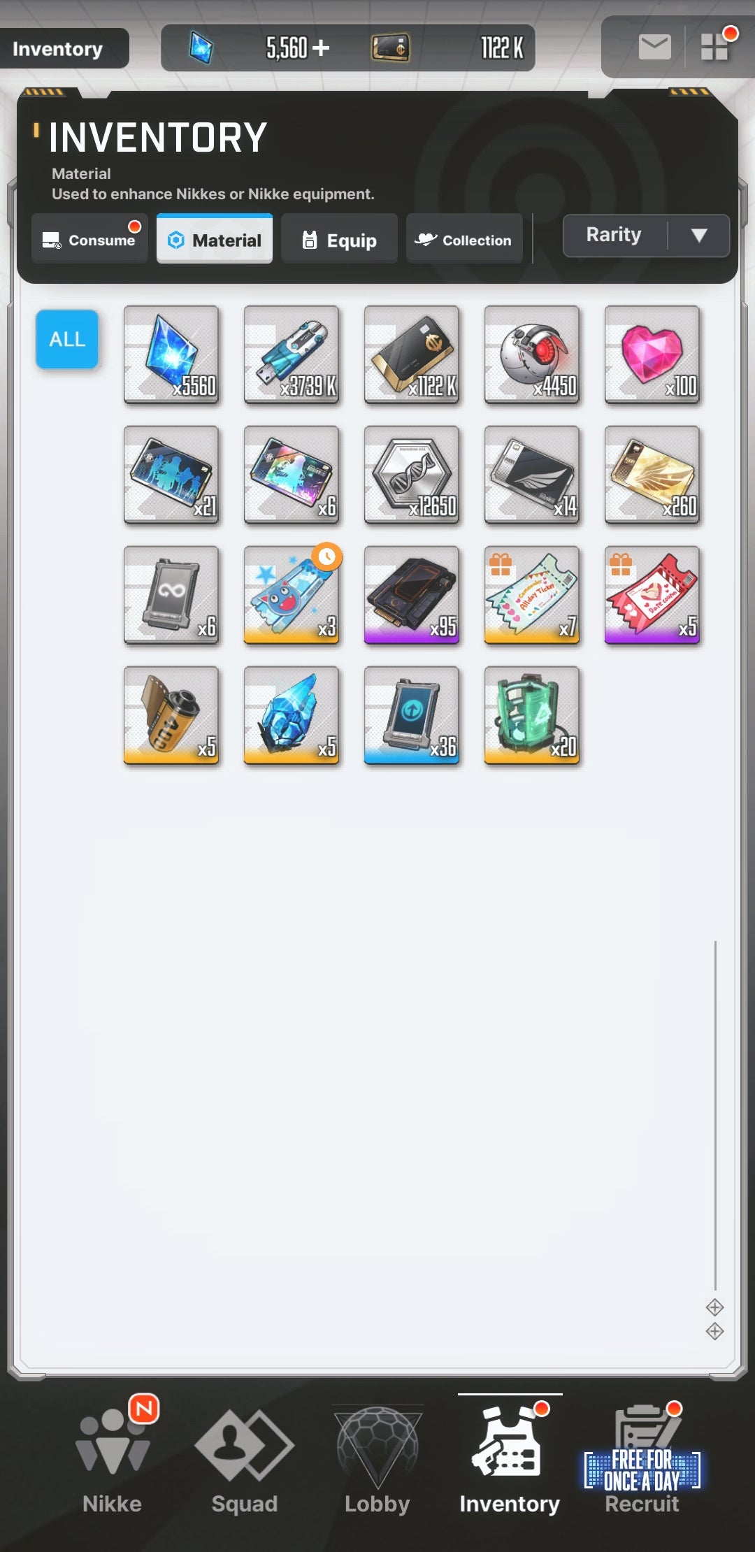 [NA][INSTANT] GODDESS OF VICTORY NIKKE 18SSR+Pity Nayuta+Liberalio+Anne+Modernia+Red Hood+Skin+Cinderella+ starter account-Mobile Games Starter