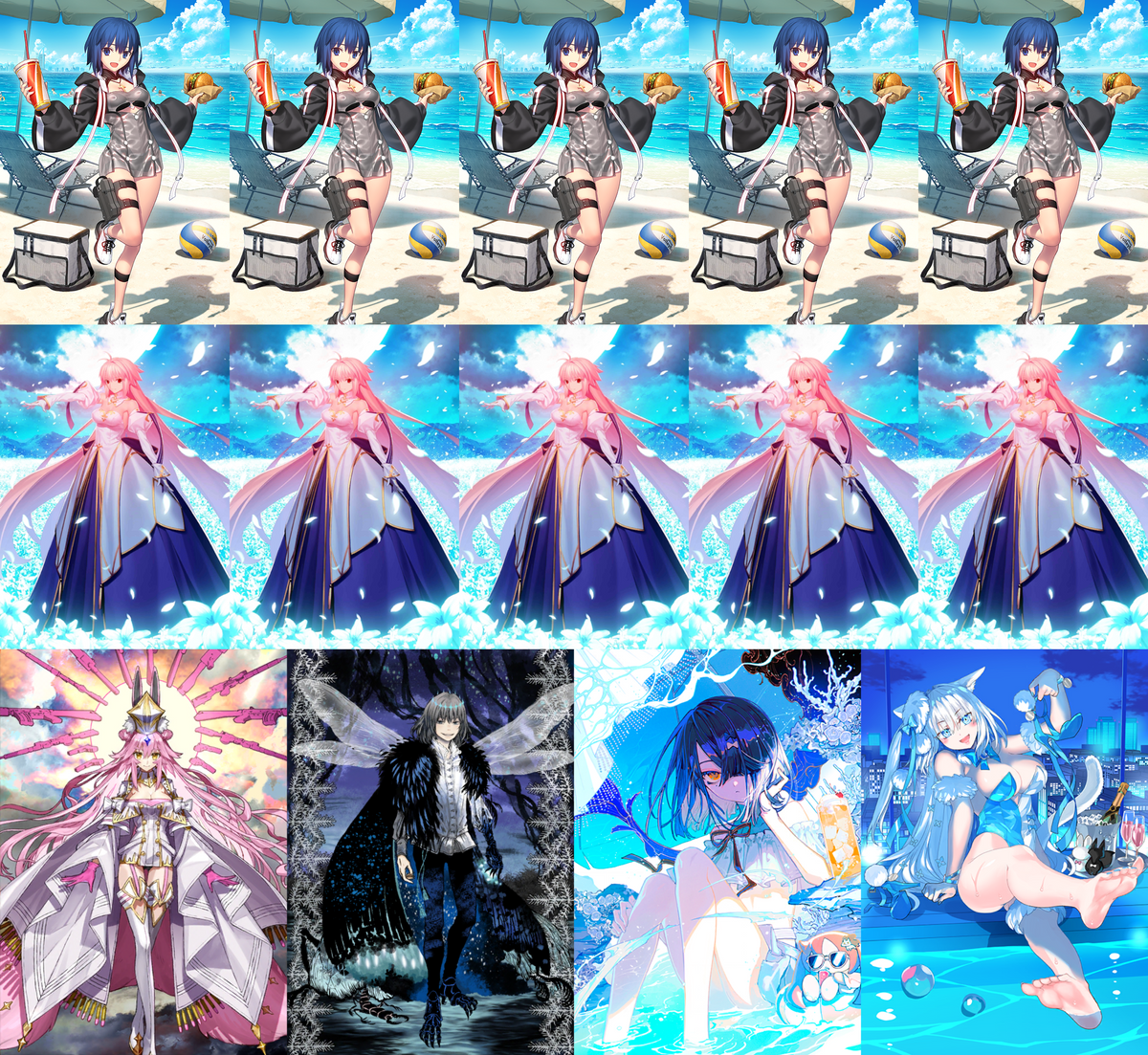 [NA][INSTANT] FGO double NP5 Arcueid NP6 Ciel + Koyanskaya Oberon + 400SQ Fate Grand Order Archetype: Earth endgame account-Mobile Games Starter