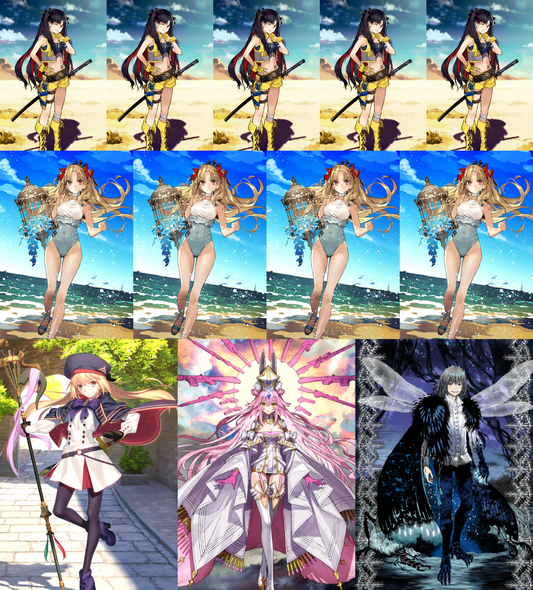 [NA] FGO NP5 Space Ishtar NP4 Space Ereshkigal + Altria Caster Koyanskaya Oberon Fate Grand Order endgame account