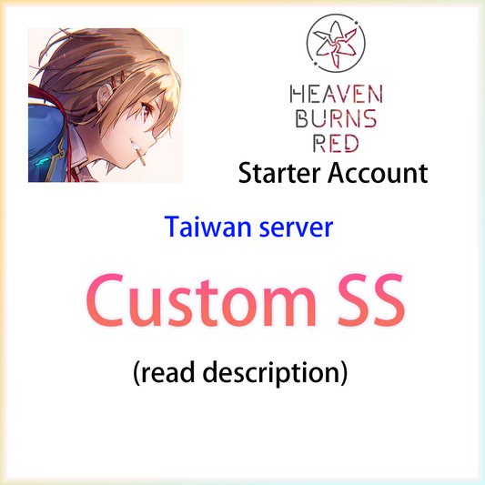 [TW] Custom SS | Heaven Burns Red Traditional Chinese Starter Account (read description)-Mobile Games Starter