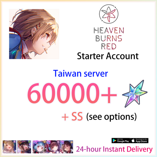 [TW][INSTANT] SS + Quartz | Heaven Burns Red Traditional Chinese Starter Account (see options)-Mobile Games Starter