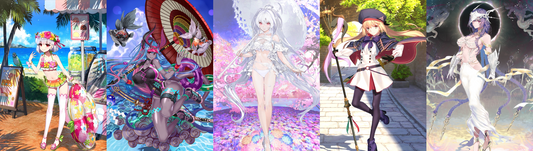 [JP] FGO Ibuki berserker Kama Lady Avalon Artoria Caster Castoria + Urd Fate Grand Order starter account