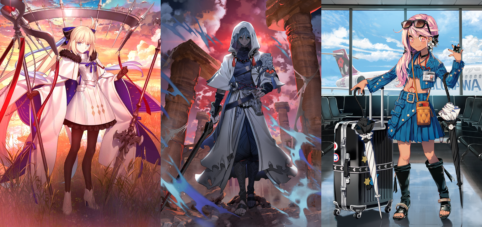 [JP][INSTANT] FGO Tonelico Aesc the Savior + Hassan-i-Sabbah (Azrael) + Chloe Fate Grand Order starter account-Mobile Games Starter
