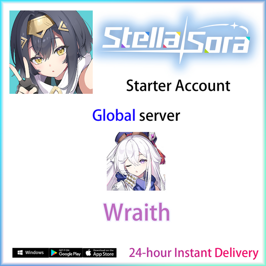[GLOBAL][INSTANT] Wraith + Signature Disc | Stella Sora Starter Account (see options)-Mobile Games Starter